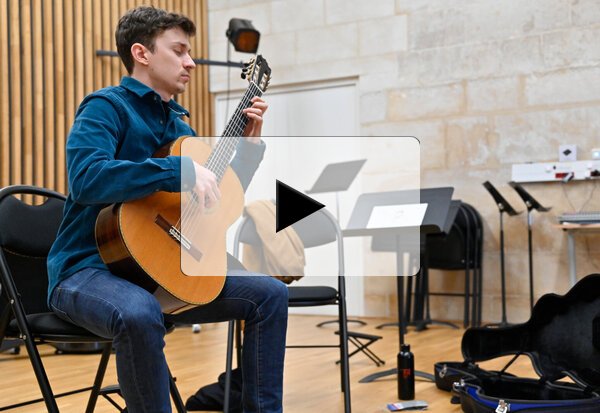 Masterclass Thibaud Garcia a l'auditorium du conservatoire