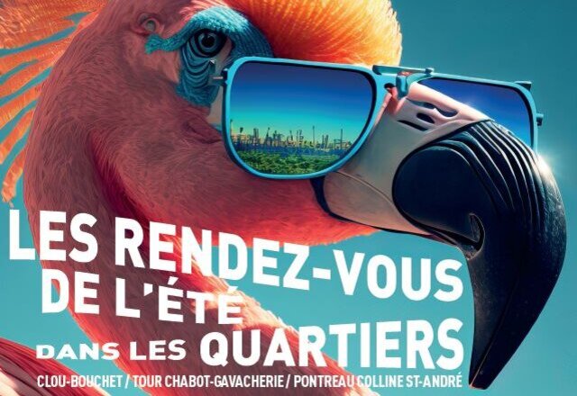 Affiche des Rendez-vous de l'été dans les quartiers