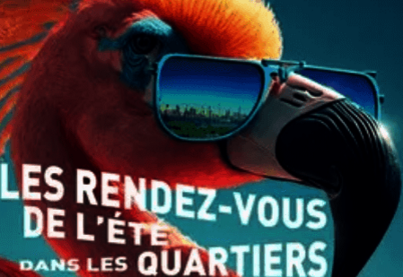 Affiche "L'été dans les quartiers" 