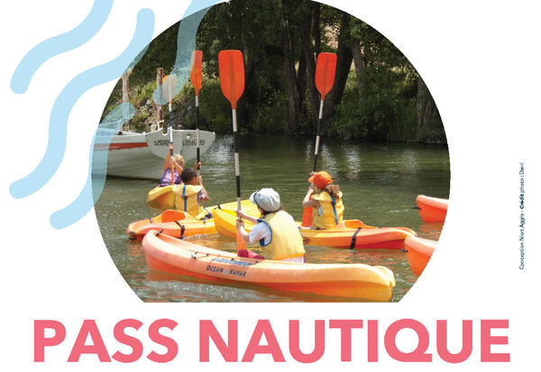 Affiche Pass Nautique 2026 de la piscine Les Colliberts : réservation sur BilletWeb, tél. 05 49 79 98 80