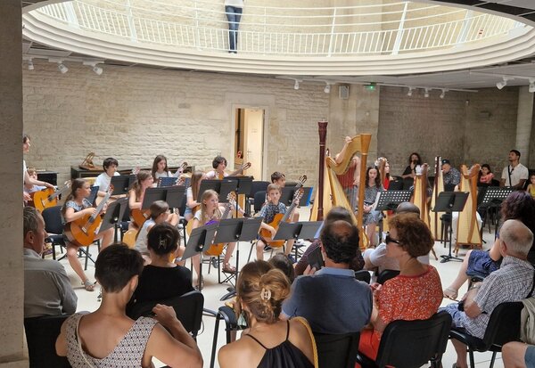 Les élèves du conservatoire se produisent au temple de Chauray