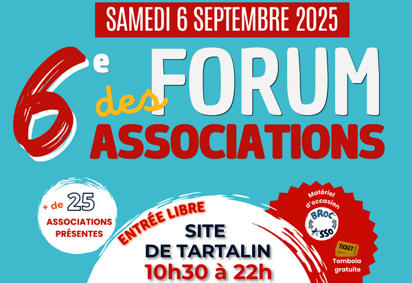 Entrée libre, plus de 25 associations présentes, tombola gratuite et vente de matériel d'occasion Broc'SSo