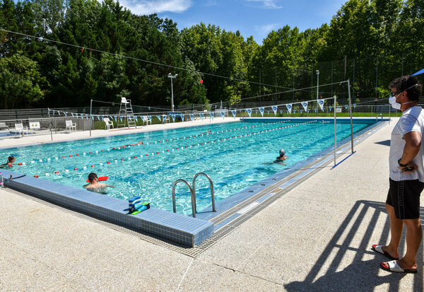 Piscine de Magne apres le deconfinement
