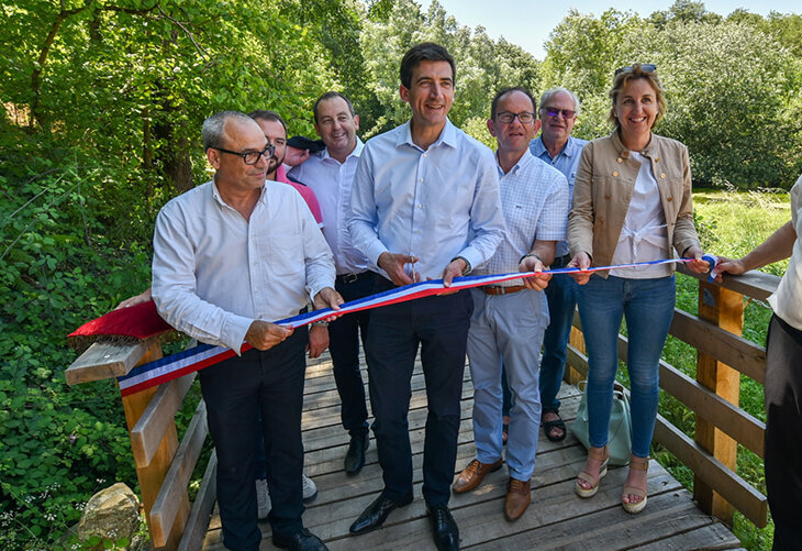 Inauguration chemin du vivier