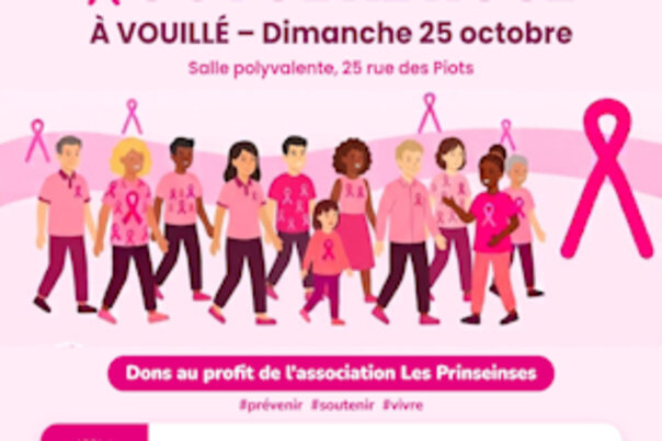 Illustration de la manifestation Octobre Rose à Vouillé