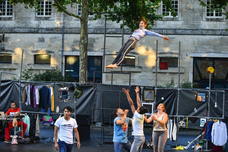 Festival de cirque d’été organisé par le service culturel de la Mairie de Niort
