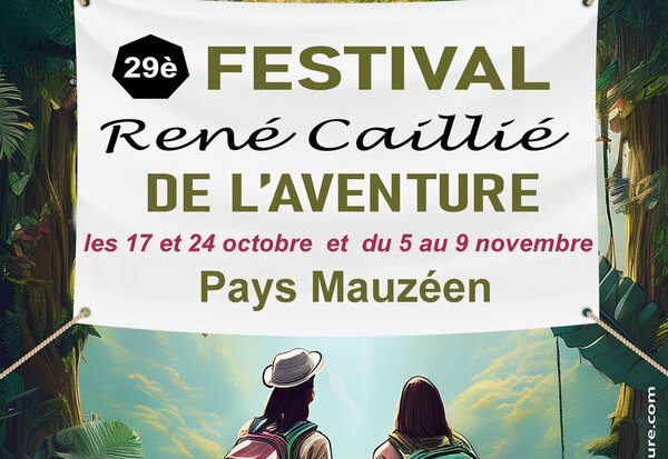 Affiche du festival : séances les 17 et 24 octobre et du 5 au 9 novembre, en Pays Mauzéen