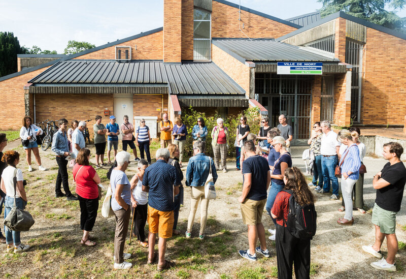 Visite exploratoire dans le cadre de la concertation du projet Niort Ribray ©Alex Giraud 