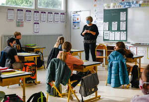 Reprise de l?ecole apres le deconfinement lie au COVID 19