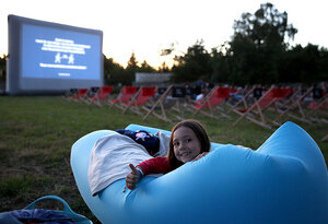 Ciné en plein air