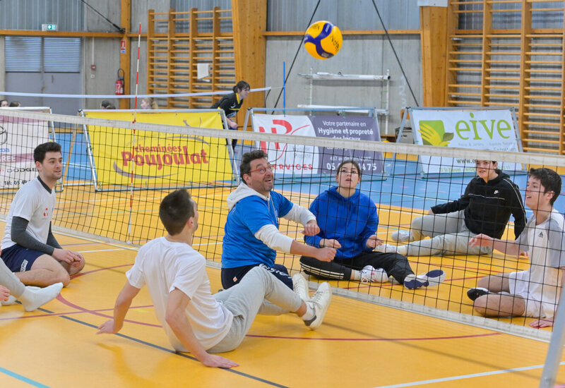 Tournois de volley assis organise par le VBPN