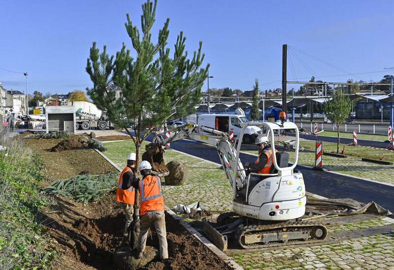 Chantier de la gare