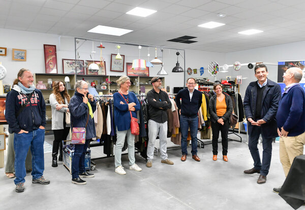 Inauguration de la recyclerie de quartier du Bazar ect Avenue de Nantes